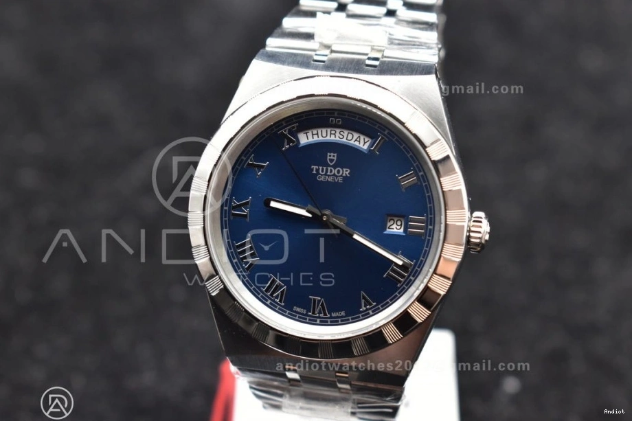 Strap A2836 Dial 1:1 SS Blue V7F Tudor Royal on Edition Best 1120